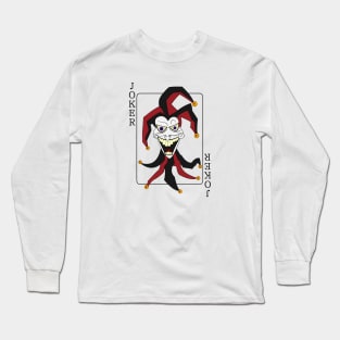 Joker Card Long Sleeve T-Shirt